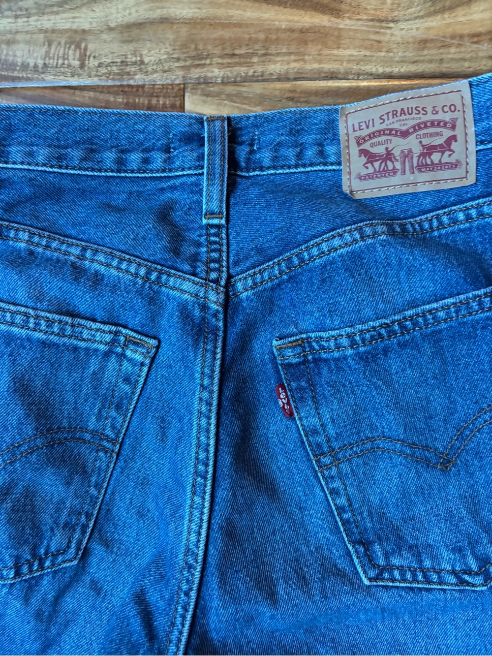 Levi’s Women’s 94 Baggy Relaxed Jean 100% Cotton - Picture 6 of 9